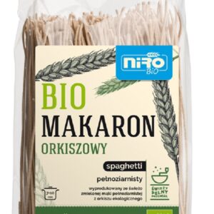 MAKARON (ORKISZOWY RAZOWY) SPAGHETTI BIO 400 g - NIRO