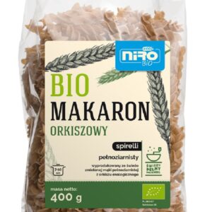 MAKARON (ORKISZOWY RAZOWY) SPIRELLI BIO 400 g - NIRO