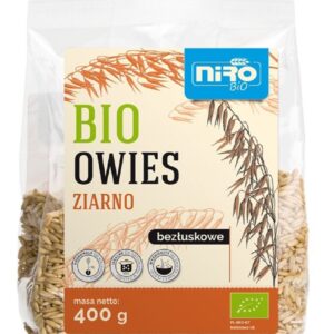 OWIES ZIARNO BEZŁUSKOWE BIO 400 g - NIRO