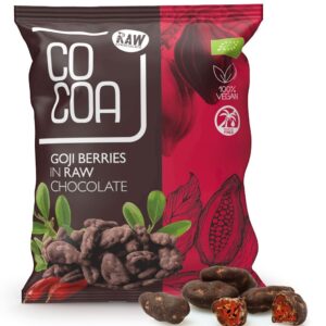 JAGODY GOJI W CZEKOLADZIE SUROWEJ BIO 70 g - COCOA