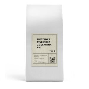MIESZANKA STUDENCKA Z ŻURAWINĄ BIO 400 g - THE PLANET