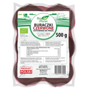 BURACZKI CZERWONE GOTOWANE NA PARZE BIO (POLSKA) (około 0,50 kg)