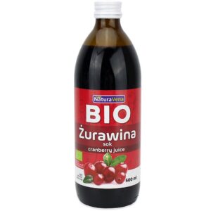 SOK Z ŻURAWINY BIO 500 ml - NATURAVENA