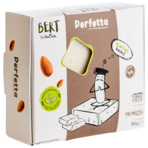 WEGAŃSKA ALTERNATYWA SERA TYPU FETA Z MIGDAŁÓW I ORZECHÓW NERKOWCA BIO 150 g - BERT