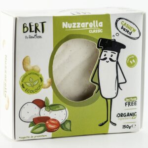 WEGAŃSKA ALTERNATYWA SERA TYPU MOZZARELLA Z ORZECHÓW NERKOWCA BIO 150 g - BERT