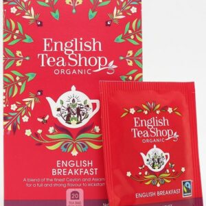 HERBATA CZARNA ENGLISH BREAKFAST FAIR TRADE BIO (20 x 2,5 g) 50 g - ENGLISH TEA SHOP ORGANIC