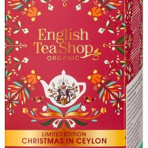 HERBATA CEJLOŃSKA ŚWIĄTECZNA FAIR TRADE BIO (20 x 2 g) 40 g - ENGLISH TEA SHOP ORGANIC (PRODUKT SEZONOWY)