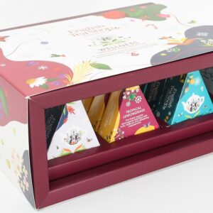 KOLEKCJA HERBATEK ŚWIĄTECZNYCH BIO PIRAMIDKI (WELLNESS – 3 SMAKI) (12 x 2 g) 24 g - ENGLISH TEA SHOP ORGANIC (PRODUKT SEZONOWY)
