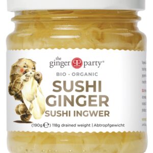 IMBIR MARYNOWANY DO SUSHI BIO 190 g (118 g) - GINGER PEOPLE