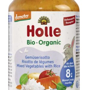 WARZYWA Z RYŻEM BEZ DODATKU CUKRÓW OD 8 MIESIĄCA DEMETER BIO 220 g (SŁOIK) - HOLLE
