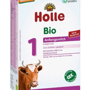MLEKO KROWIE 1 POCZĄTKOWE DLA NIEMOWLĄT DEMETER BIO 400 g - HOLLE