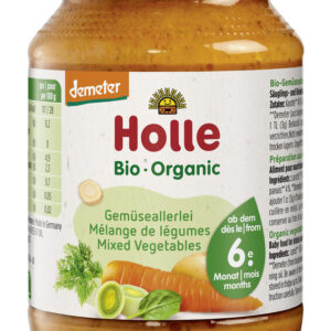 PRZECIER WARZYWNY BEZ DODATKU CUKRÓW BEZGLUTENOWY OD 6 MIESIĄCA DEMETER BIO 190 g (SŁOIK) - HOLLE