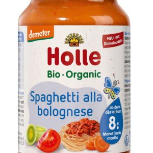 SPAGHETTI BOLOGNESE BEZ DODATKU CUKRÓW OD 8 MIESIĄCA DEMETER BIO 220 g (SŁOIK) - HOLLE