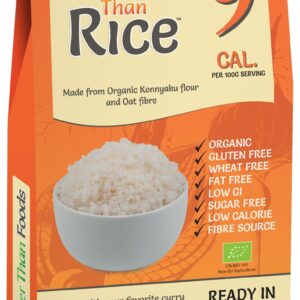 MAKARON (KONJAC) W KSZTAŁCIE RYŻU BEZGLUTENOWY BIO 385 g (300 g) - BETTER THAN FOODS