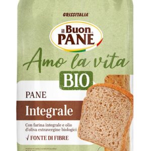 CHLEB TOSTOWY PEŁNOZIARNISTY KROJONY BIO 400 g - IL BUON PANE