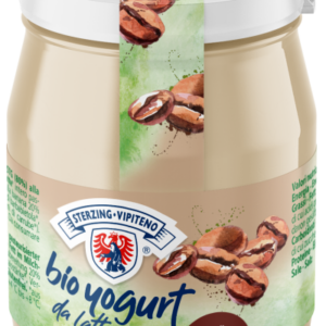 JOGURT KAWOWY Z MLEKA SIENNEGO BEZGLUTENOWY BIO 150 g (SŁOIK) - STERZING-VIPITENO