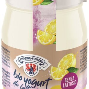 JOGURT CYTRYNOWY Z MLEKA SIENNEGO BEZ LAKTOZY BEZGLUTENOWY BIO 150 g (SŁOIK) - STERZING-VIPITENO