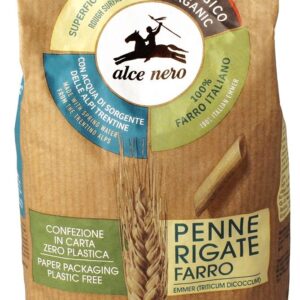 MAKARON (Z PŁASKURKI) PENNE BIO 500 g - ALCE NERO