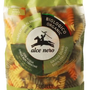 MAKARON (SEMOLINOWY TRÓJKOLOROWY) ŚWIDERKI BIO 500 g - ALCE NERO