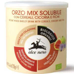 KAWA ZBOŻOWA INSTANT Z CYKORIĄ I FIGAMI BIO 125 g - ALCE NERO