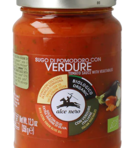 SOS POMIDOROWY Z WARZYWAMI (VERDURE) BIO 350 g - ALCE NERO