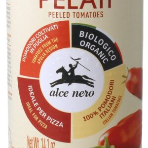 POMIDORY CAŁE BEZ SKÓRY BIO 400 g (240 g) - ALCE NERO