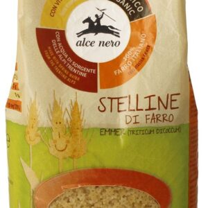 MAKARON (Z PŁASKURKI) GWIAZDKI DLA DZIECI OD 6 MIESIĄCA BIO 500 g - ALCE NERO