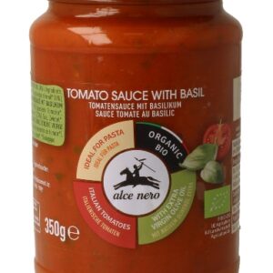 SOS POMIDOROWY Z BAZYLIĄ BIO 350 g - ALCE NERO