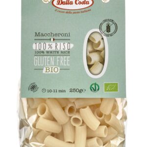 MAKARON (RYŻOWY) RURKA MACCHERONI BEZGLUTENOWY BIO 250 g - DALLA COSTA