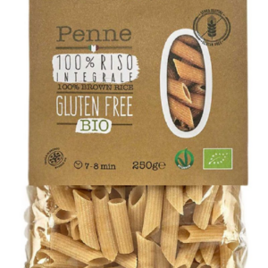 MAKARON (RYŻOWY RAZOWY) PENNE BEZGLUTENOWY BIO 250 g - DALLA COSTA