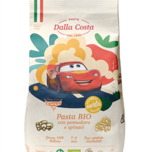 MAKARON (SEMOLINOWY TRÓJKOLOROWY) DISNEY AUTA BIO 300 g - DALLA COSTA