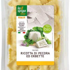 RAVIOLI ŚWIEŻE Z RICOTTĄ, BOĆWINĄ I ZIOŁAMI BIO 250 g - LA SPIGA