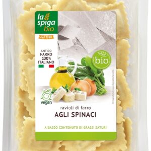 RAVIOLI ŚWIEŻE Z TOFU I SZPINAKIEM BIO 250 g - LA SPIGA