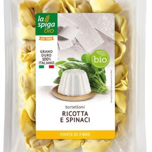 TORTELLONI ŚWIEŻE Z RICOTTĄ I SZPINAKIEM BIO 250 g - LA SPIGA