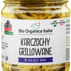 KARCZOCHY GRILLOWANE W OLEJU BIO 190 g (115 g) (SŁOIK) - BIO ORGANICA ITALIA
