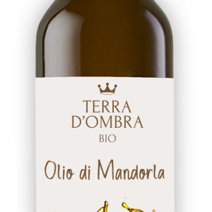 OLEJ MIGDAŁOWY TŁOCZONY NA ZIMNO BIO 250 ml - TERRA D'OMBRA