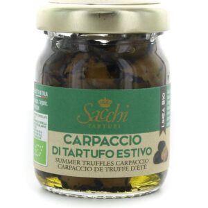 CARPACCIO Z CZARNEJ TRUFLI LETNIEJ BIO 50 g - SACCHI TARTUFI