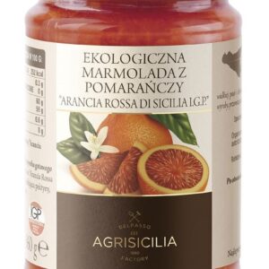 MARMOLADA Z CZERWONYCH POMARAŃCZY BIO 360 g - AGRISICILIA