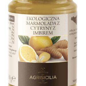 MARMOLADA Z CYTRYN Z IMBIREM BIO 360 g - AGRISICILIA (PRODUKT SEZONOWY)