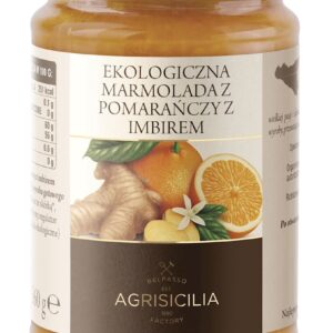 MARMOLADA Z POMARAŃCZY Z IMBIREM BIO 360 g - AGRISICILIA