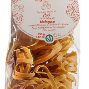 MAKARON (Z CIECIERZYCY I BRĄZOWEGO RYŻU) TAGLIATELLE BEZGLUTENOWY BIO 250 g - PASTA NATURA
