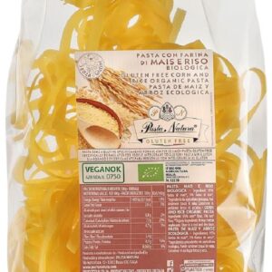 MAKARON (KUKURYDZIANO - RYŻOWY) TAGLIATELLE BEZGLUTENOWY BIO 250 g - PASTA NATURA