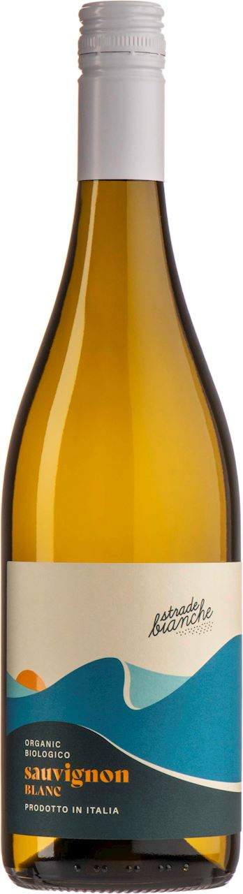 WINO BIAŁE WYTRAWNE SAUVIGNON BIO 0,75 L (WŁOCHY) - STRADE BIANCHE
