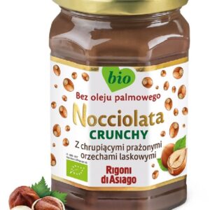 KREM Z ORZECHÓW LASKOWYCH I KAKAO CRUNCHY BEZGLUTENOWY BIO 250 g - RIGONI DI ASIAGO (NOCCIOLATA)
