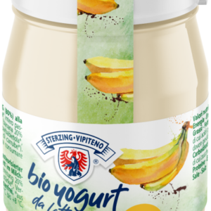 JOGURT BANANOWY Z MLEKA SIENNEGO BEZGLUTENOWY BIO 150 g (SŁOIK) - STERZING-VIPITENO