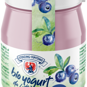JOGURT BORÓWKOWY Z MLEKA SIENNEGO BEZGLUTENOWY BIO 150 g (SŁOIK) - STERZING-VIPITENO
