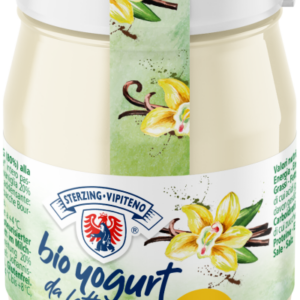 JOGURT WANILIOWY Z MLEKA SIENNEGO BEZGLUTENOWY BIO 150 g (SŁOIK) - STERZING-VIPITENO