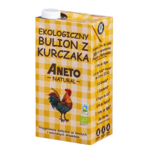 BULION DROBIOWY W PŁYNIE BEZGLUTENOWY BIO 1 L - ANETO NATURAL
