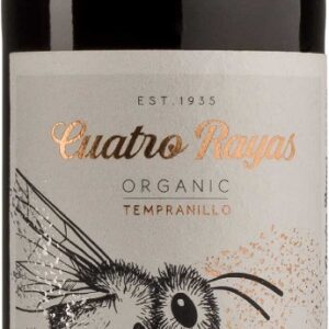 WINO CZERWONE WYTRAWNE TEMPRANILLO BIO 750 ml - CUATRO RAYAS