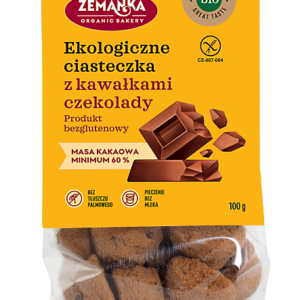 CIASTKA Z CZEKOLADĄ BEZGLUTENOWE BIO 100 g - ZEMANKA